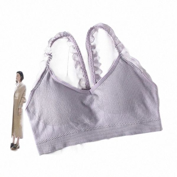 

bras bras female comfortable underwear shoulder-strap active bra women gatherede-bra cotton seamless back-underwear without rim-bra 95i6#, Red;black