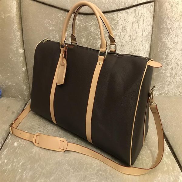 

2022 men duffle bag women travel bags hand luggage designer travel bag men pu leather handbags large cross body bag totes 54cm 41472272c