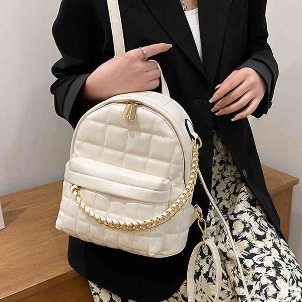 

the new 2022 backpack women's versatile fashion schoolbag advanced mini backpack bag