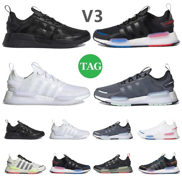 

v3 3.0 running shoes designer sneaker og triple black signal green crystal white utility green onix active purple men women trainers sport s