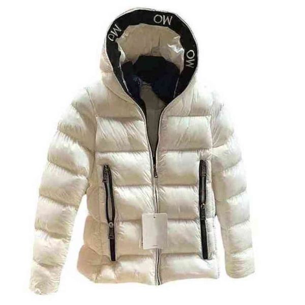 

designer jacket puffer luxury mkle mk meng classic winter men women down fashion hip hat coats outdoor warm casual parkas coat m-4xl, Black