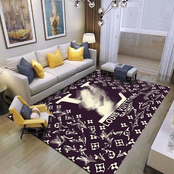 

10 style designer black carpet bedside rug soft foot mat pattern parlor carpets