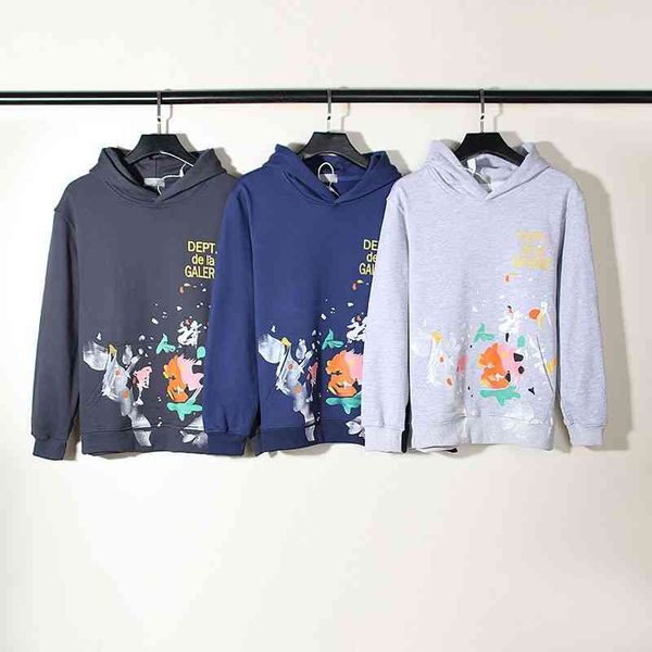 

star designer galleryes men cotton hoodies depts loose oversize men and women short sleeve shirts hip hop fashion t shirt retro cotton y7rp, Black