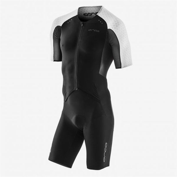 

men's tracksuits orca men racing skinsuit triathlon cycling jersey set cycling suit skinsuit maillot ciclismo bike sport swimming runin, Gray