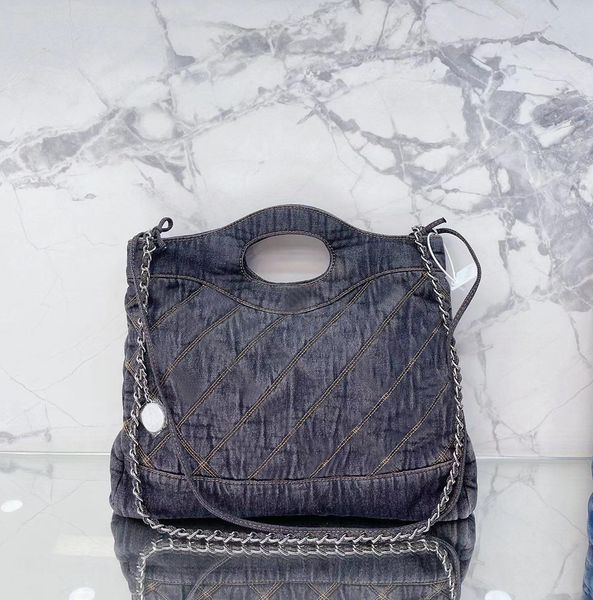 

evening bags 2022 luxury denim embroidered women's evening bag 37cm