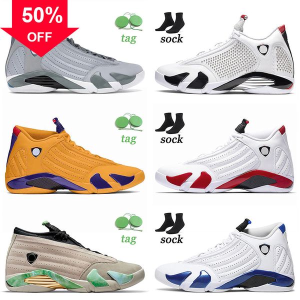 

basketball shoes trainers sneakers university gold hyper royal candy cane desert sand jumpman 2022 arrival 14 14s xiv mens women jumpman