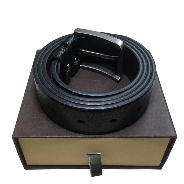 

belts mens belt fashion belts men leather black business belts women big gold buckle womens classic casual ceinture with orange box 36 247d, Black;brown