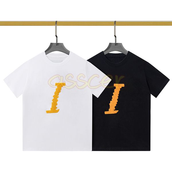 

new mens stylist summer t shirt women short sleeve polos shirts luxurys designer clothes asian size s-2xl, White;black