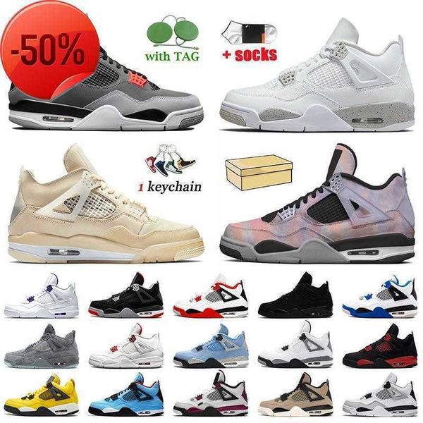 

jumpman 4 women mens trainers basketball shoes 4s infrared 2022 zen master sail white oreo fire red bred military black cat university blue