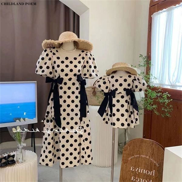 

family matching outfits mother daughter matching clothes summer polka dot mom daughter dresses korea style family matching outfits mommy and, Blue
