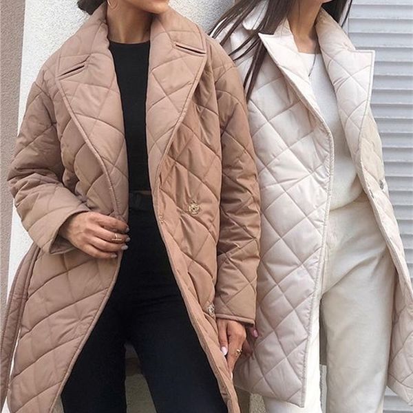 

womens down parkas winter spring midlength womens parkas black cotton padded lace jacket light thin fashion elegant quilted coats for women