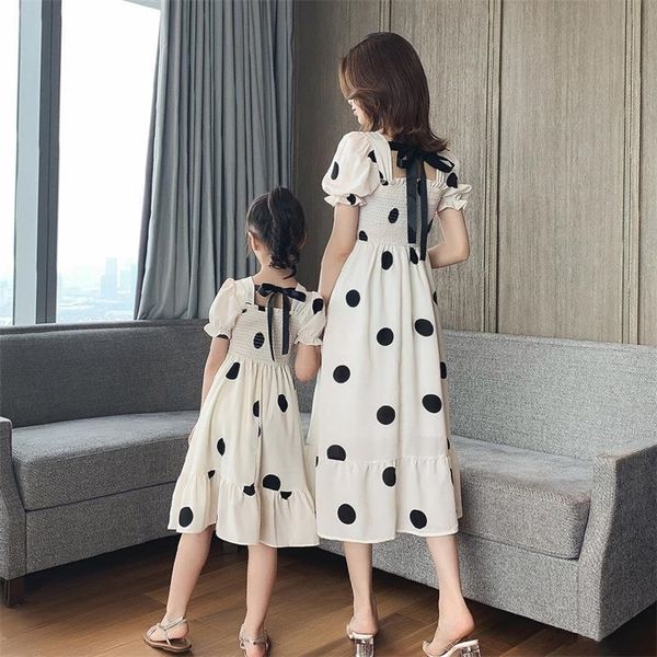 

family matching outfits mother kids clothes girls dresses fashion polka dot dress mom and daughter matching clothes matching family outfits, Blue