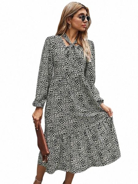

casual dresses 2021 floral printed chiffon women's long sleeve dress women fall high waist french slim vintage lady g6qs#, Black;gray