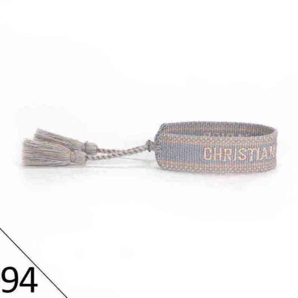 

designer woven friendship bracelet luxury brand for women leopard printed rope bracelets embroidery braided with tassel bangle men jewelry c, Golden;silver