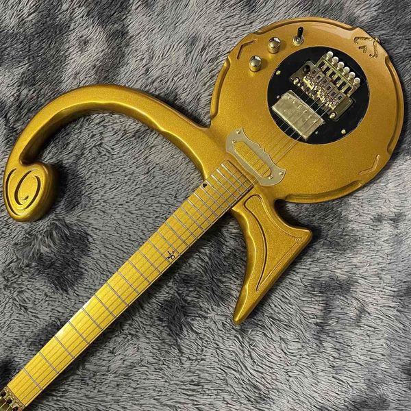 

custom irregular electric guitar customizable shape and logo