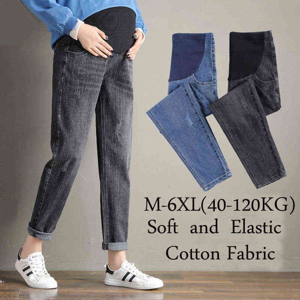 

sleep lounge & 220kg large fat denim jeans women winter  j220823, White