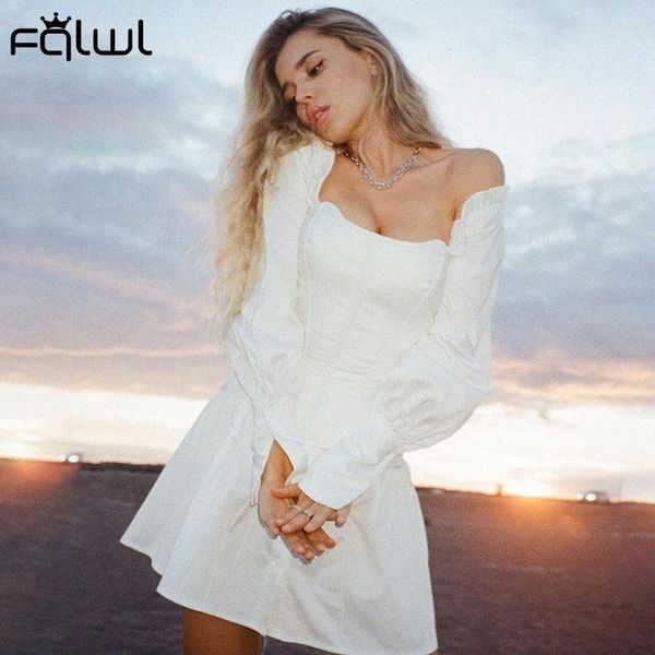 

casual dresses women corset dress bodycon wrap lantern long sleeve mini female off shoulder strapless backless short 2022 x4mo#, Black;gray