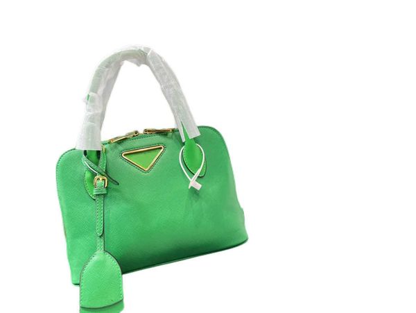 

22ss women classic triangle shell bag totes shoulder bags fashion shopping satchels cross body pu leather wallet clutch purse