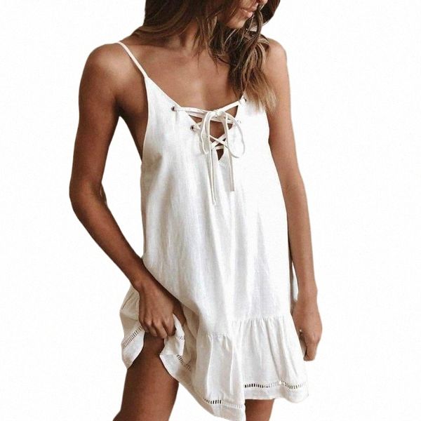 

casual dresses women pleated dress solid white green color empire waist size s to xl spaghetti strap mid length backless street wear lady w3, Black;gray