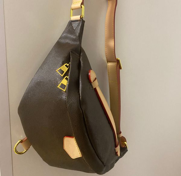 

2022 designers luxury waist bags cross body handbag famous bumbag fashion shoulder bag brown bum fanny pack genuine leather serial number da