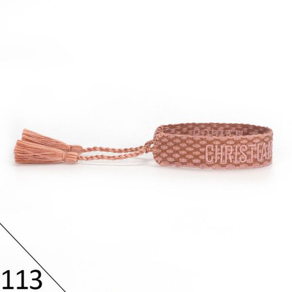 

designers brand adjustable bracelet luxury woven friendship bangle for women men vintage braided bangles embroidery tassel bracelets jewelry, Golden;silver