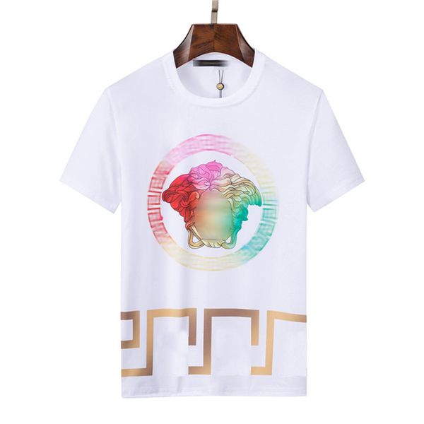 

2022 new fashion t shirts mens women designers tees apparel man s summer sleevecasual chest letter shirt luxurys clothing tshirts m-3xl #92, White;black