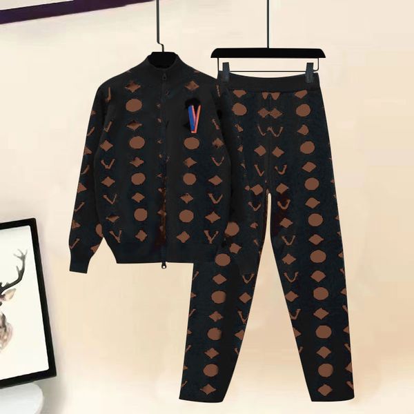 

lady tracksuits hoode sweater suits with letters printed fashion tracksuit two pieces sets, Gray