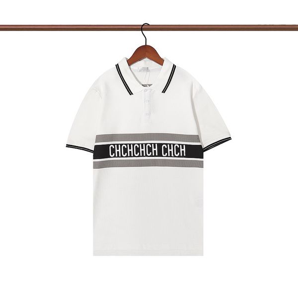 

2023men's polos mens shirt long short sleeve pure color clothing autumn streetwear casual fashion style polo, White;black