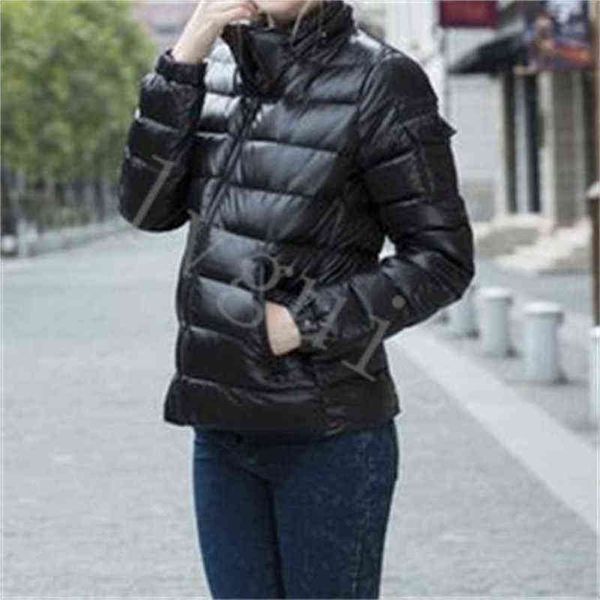 

designer jacket puffer luxury warm mkle mk meng womens winter s ladies long women down fashion vest hooded outdoor 2022 coat famous brand, Black