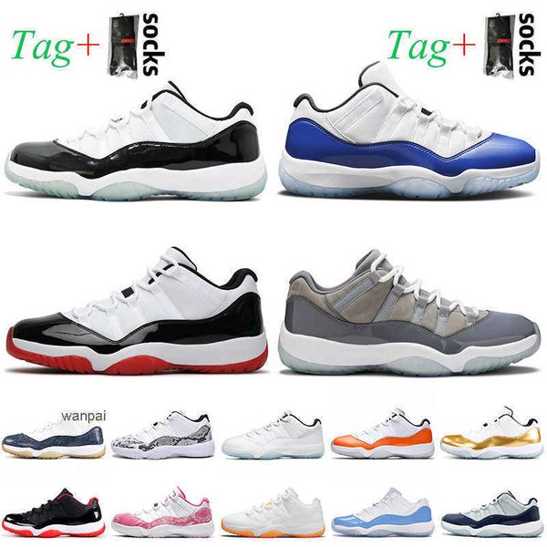 

shoes low jumpman 11 11s basketball shoes women mens trainers sneakers concord bred cool grey citrus jubilee 25th anniversary legend, Black