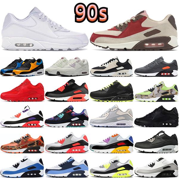 

2022 with socks running shoes women trainer sneakers classic sports triple white black red wolf grey polka dot infrared orange laser blue hy, White;red