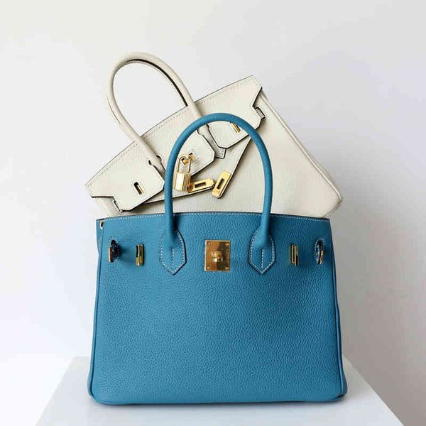 

herme bags 2022 new fashion ladies handbag grade leather bag with cow hide and litchi pattern
