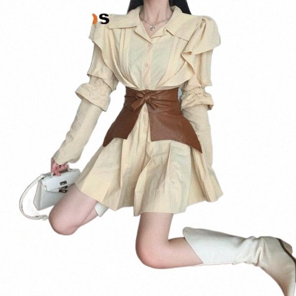 

casual dresses lolita dress women goth princess black mini v-neck high waist gothic puff sleeve lace ruffles party vestidos x88n#, Black;gray