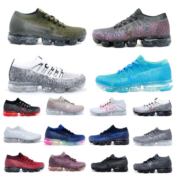 

running shoes knitted hovercraft for men and women runner blue ice grey trainer lime metallic