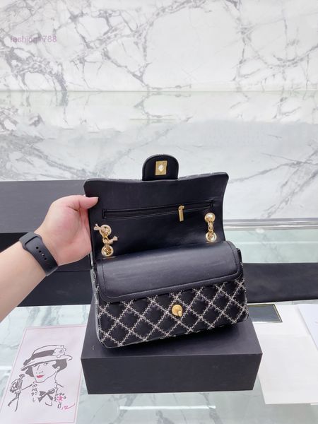 

cc bag evening bags cf fashion shoulder bags luxury women handbags crossbody chains rhombus casual versatile easy storage