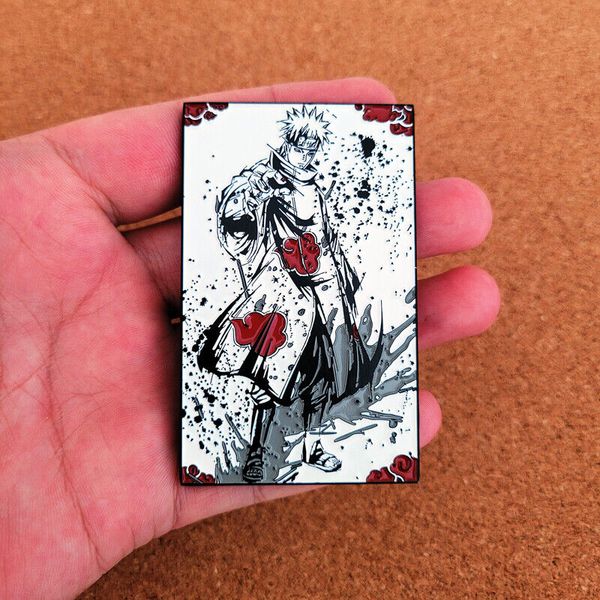 

brooch anime naruto pain metal enamel pin badge brooch gift, Gray