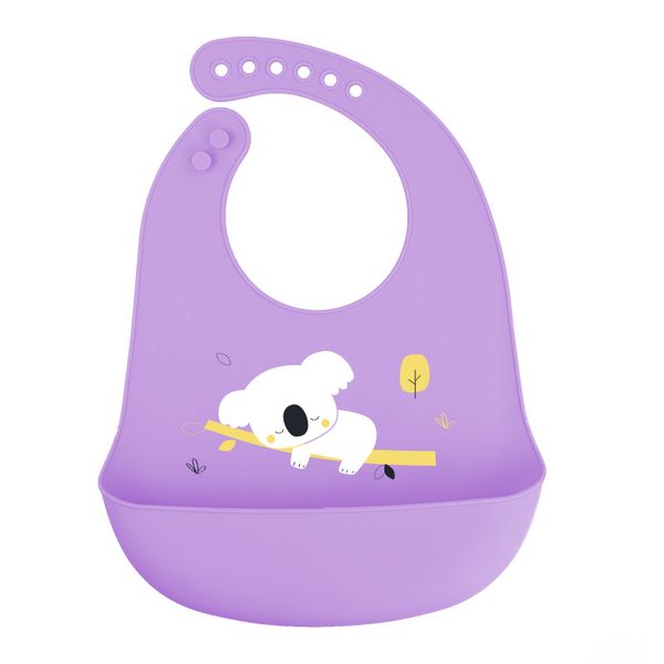 

baby silicone bib waterproof burp cloths for children saliva pocket wash-soft smoother no dust and less static electricity