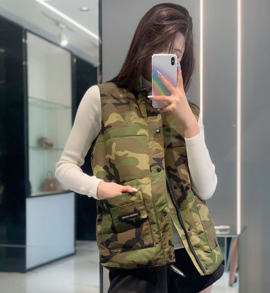 

222ss designer gees vest good down jacket work clothes waistcoats men's and women's waistcoats autumn and winter lovers outdoor le, Black;white