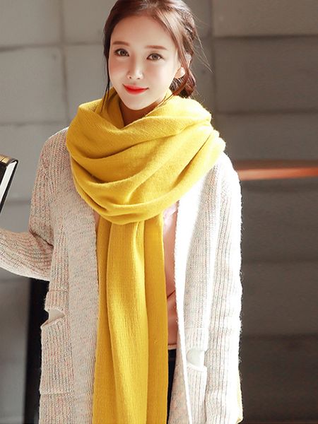 

scarves imitation cashmere women winter scarf solid preppy style scarve thick wrap shawl pashmina lady femme bufanda stoles foulard 220914, Blue;gray