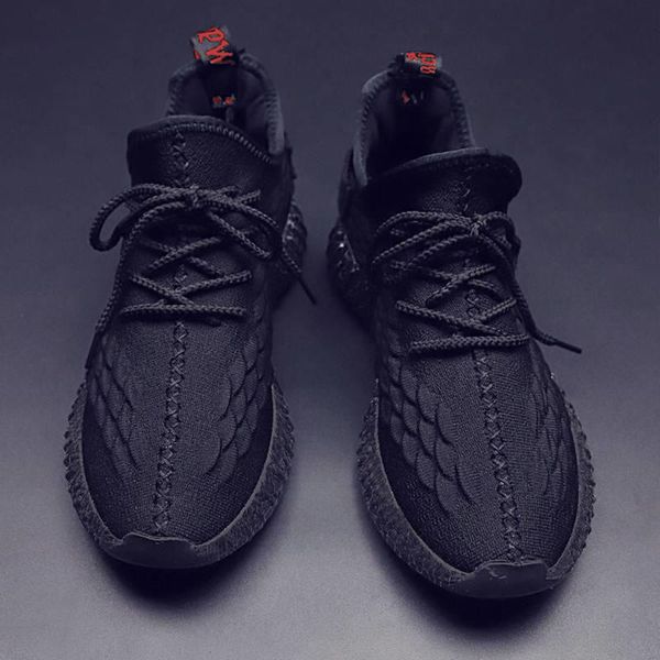 

boots spring and summer men's shoes leisure sports fashion korean student running low board s4hd, Black
