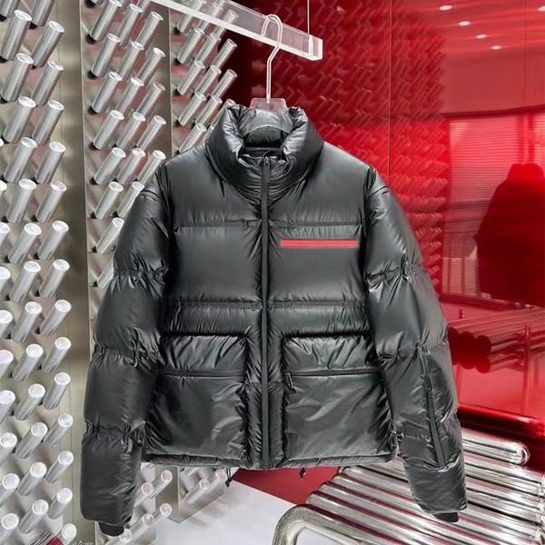 

2022 brand winter jacket men down parkas coat thick warm white detachable sleeve puffer windbreaker waterproof hooded coats two in one vest, Black;brown