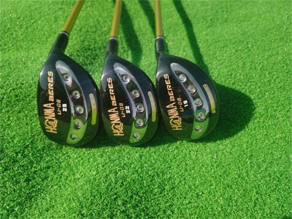 

brand new golf clubs honma beres u-08 hybrids 19/22/25 degrees r/s flex graphite shaft with head cover
