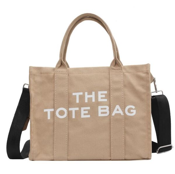 

marc the tote bag totes bag women bags fashion all-match shopping shoulder canvas handbags 32/26/15cm, Black;red