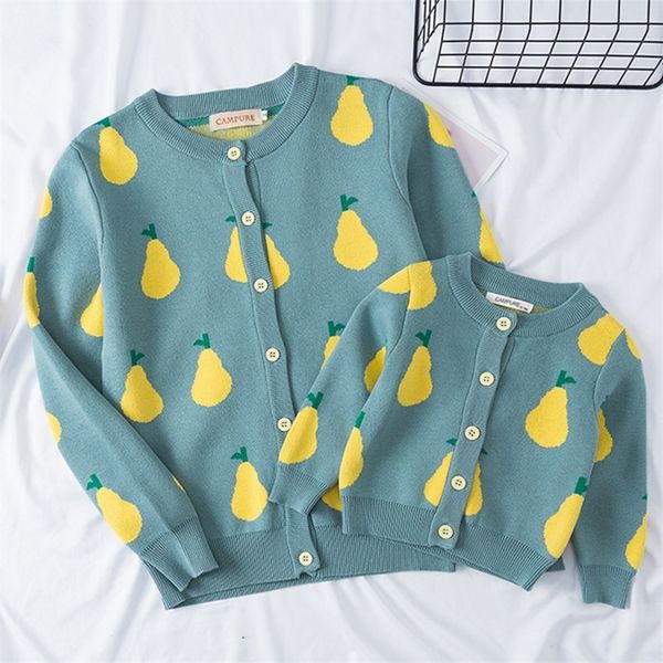 

family matching outfits autumn mother daughter clothes parent-child outfits girl women's sweater family matching outfits mother daughte, Blue