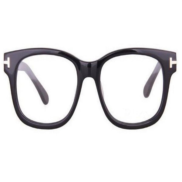 

whole-tf5147 brand designer plank big frame eyeglasses frames for women retro myopia eyeglasses frames with case246d, Silver