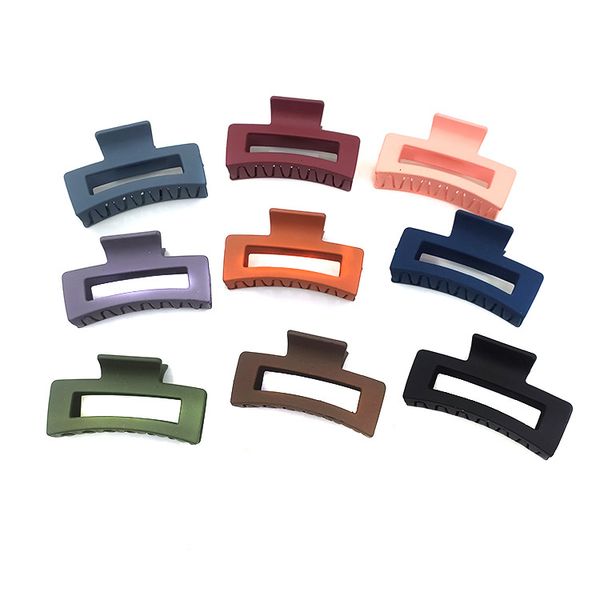 

8.5cm solid hair clips elegant clear acrylic hairpins barrette headwear for women girls hair accessories gifts, Golden;silver