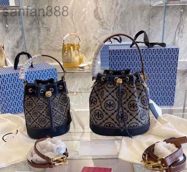 

fashion luxury stss handbags s old cowhide bag 2022 female flower bucket vintage drawstring printing large capacity one tories burchs ljv