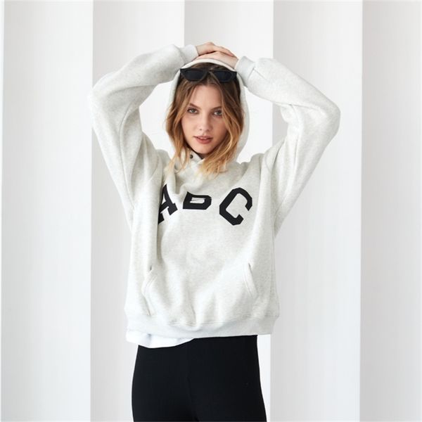 

women's hoodies sweatshirts women s sweaters american style vintage oversized hoodie letter printing pullover fleece sweatshirt winter, Black