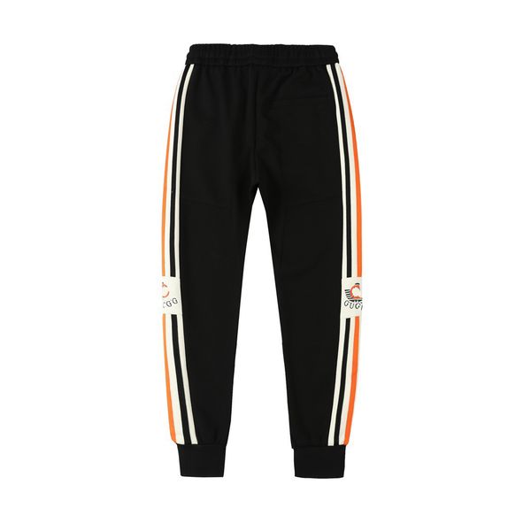 

2023mens pants sports pant designers tracksuits suits loose coats jackets hoodies sweatpants rainbow drawstring zipper trousers casual sport, Black