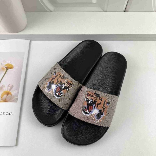 

designer platform slippers women ggity sandals fashion slide luxury leather shoes hjfgjghd, Black